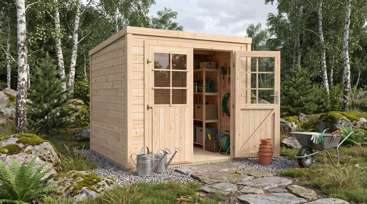 weka Gartenhaus Lugo 2, 215 x 217 cm, 19 mm