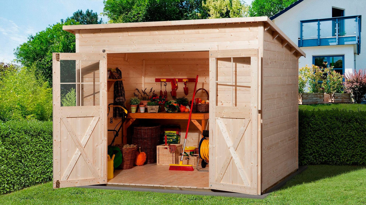 weka Gartenhaus 325 Gr.4, 301 x 301 cm, 19 mm