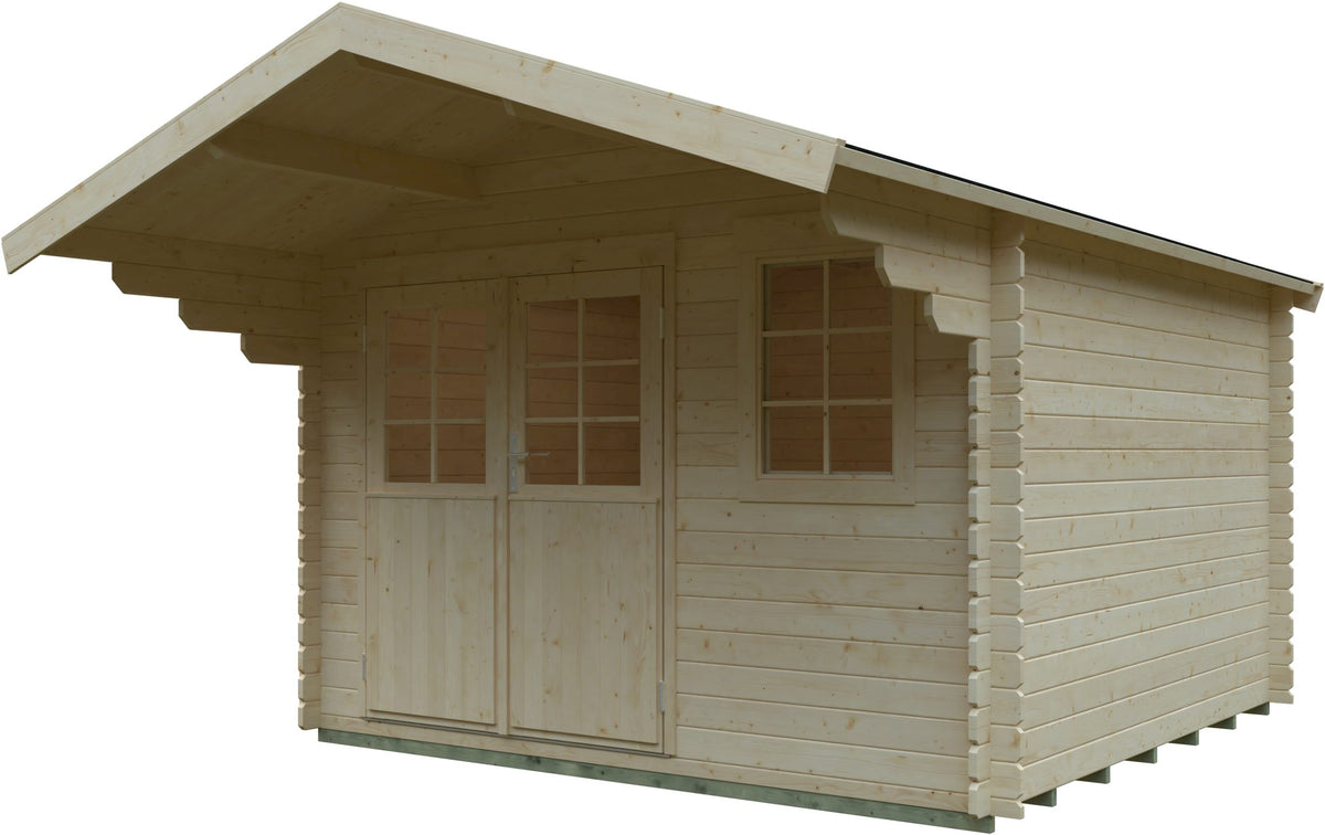 KONIFERA Gartenhaus Kallenberg 2, 340 x 443 cm – Ansicht 2