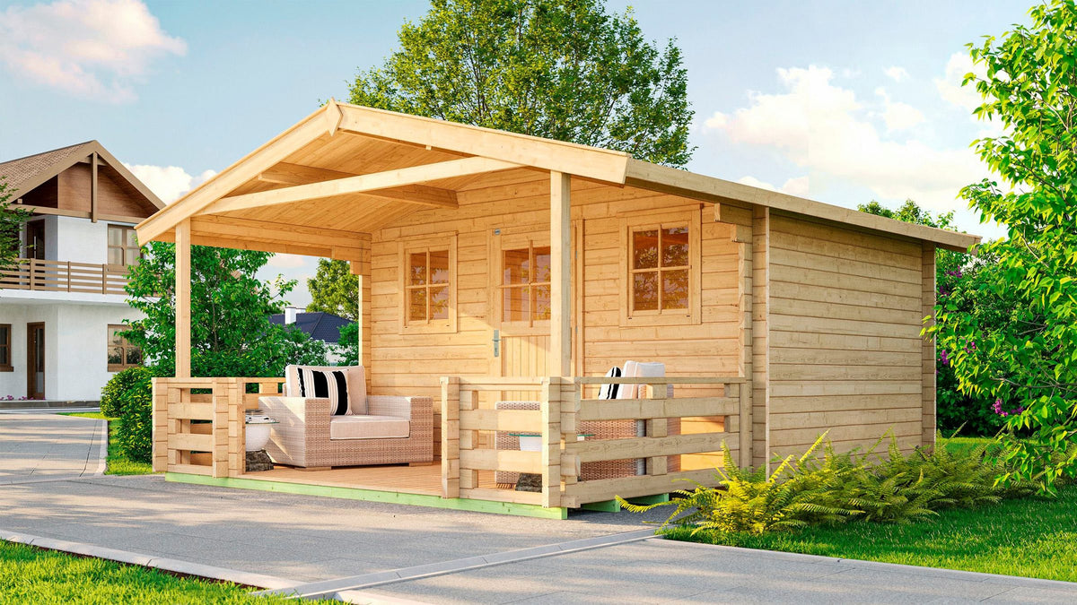 weka Gartenhaus 135 B Gr.2, 460 x 594 cm, 45 mm