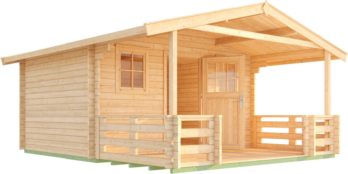 weka Gartenhaus 135 B Gr.1, 460 x 514 cm, 45 mm – Ansicht 2