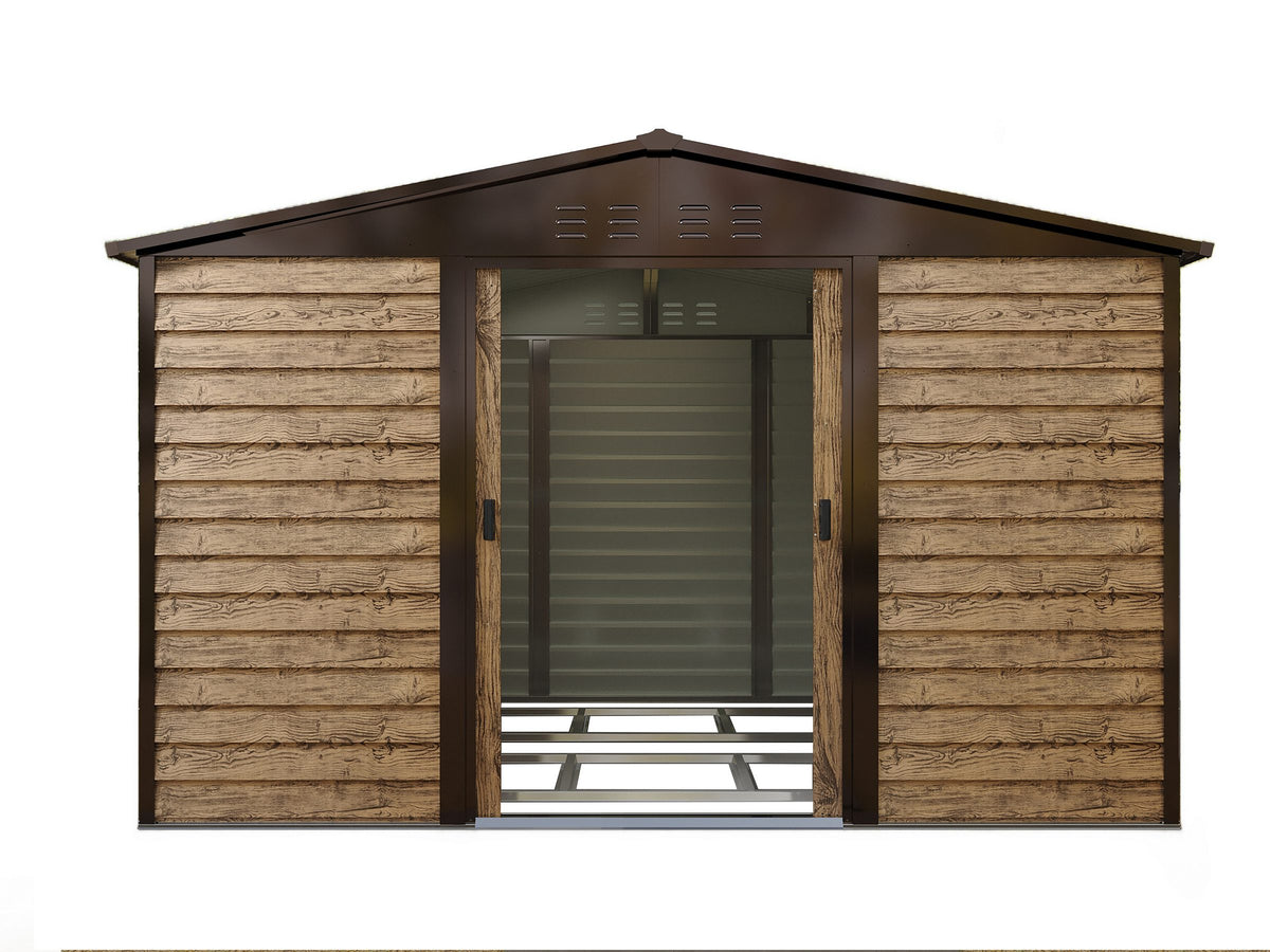 KONIFERA Gerätehaus Metall, 278 x 197 cm – Ansicht 2