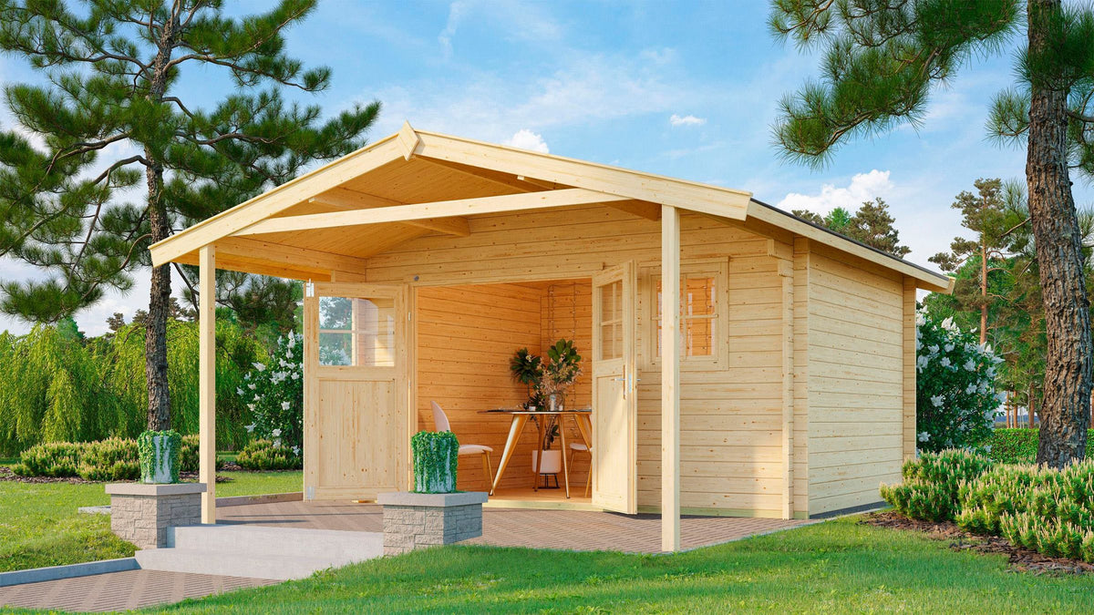 weka Gartenhaus 136 A Gr.2, 460 x 594 cm, 45 mm
