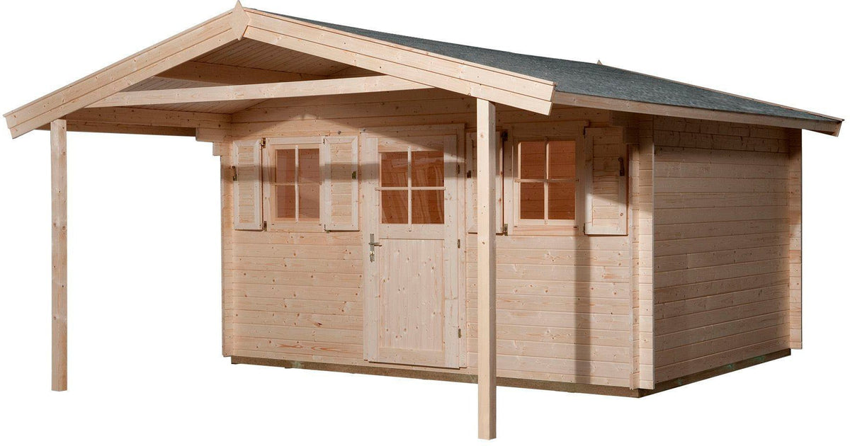 weka Gartenhaus 135 A Gr.1, 460 x 514 cm, 45 mm – Ansicht 2