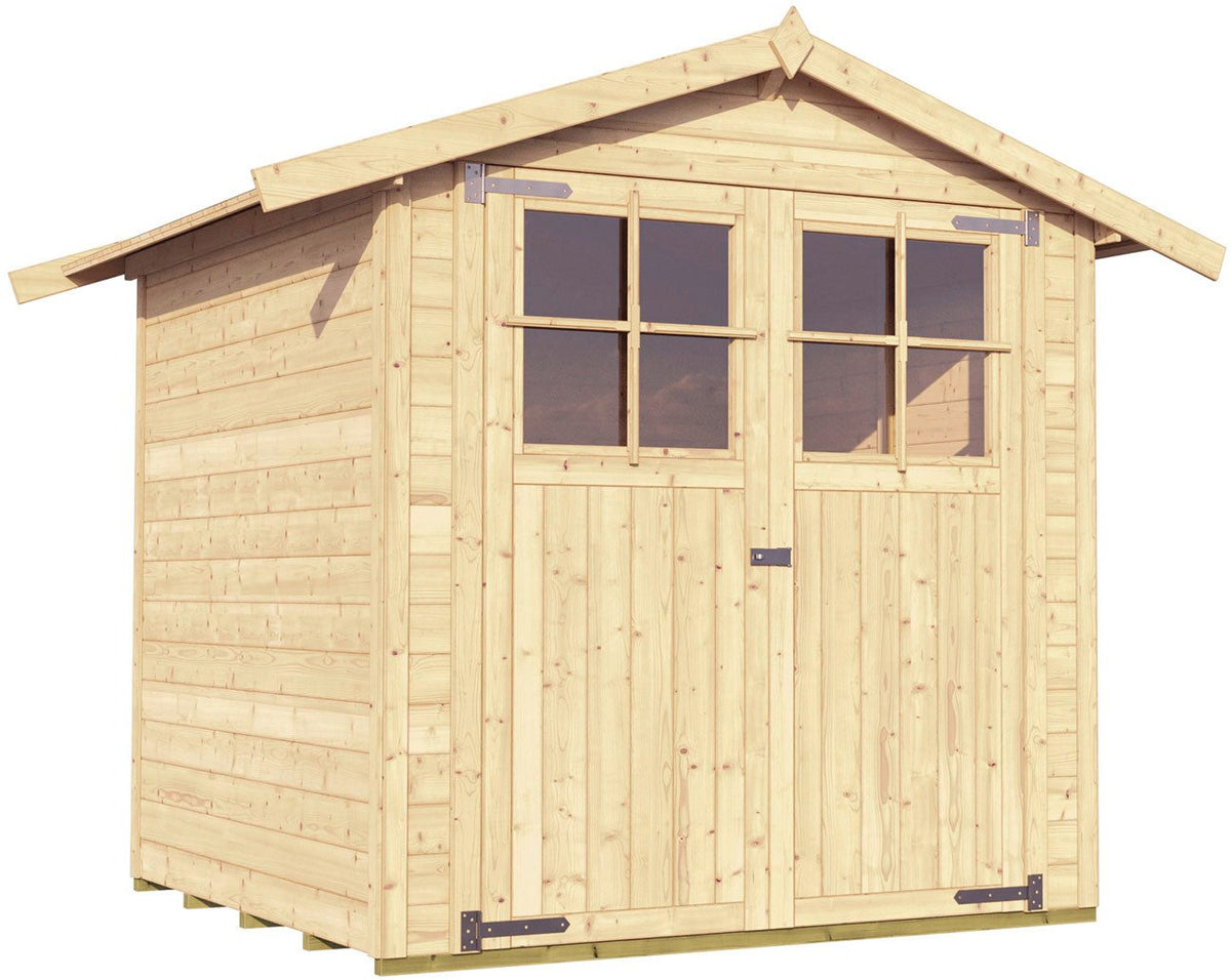 weka Gartenhaus Nr. 316, 240 x 171 cm, mit Fußboden – Ansicht 2