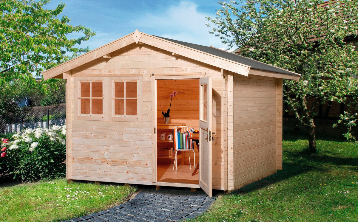 weka Gartenhaus 139 Gr.3, 380 x 414 cm, 45 mm