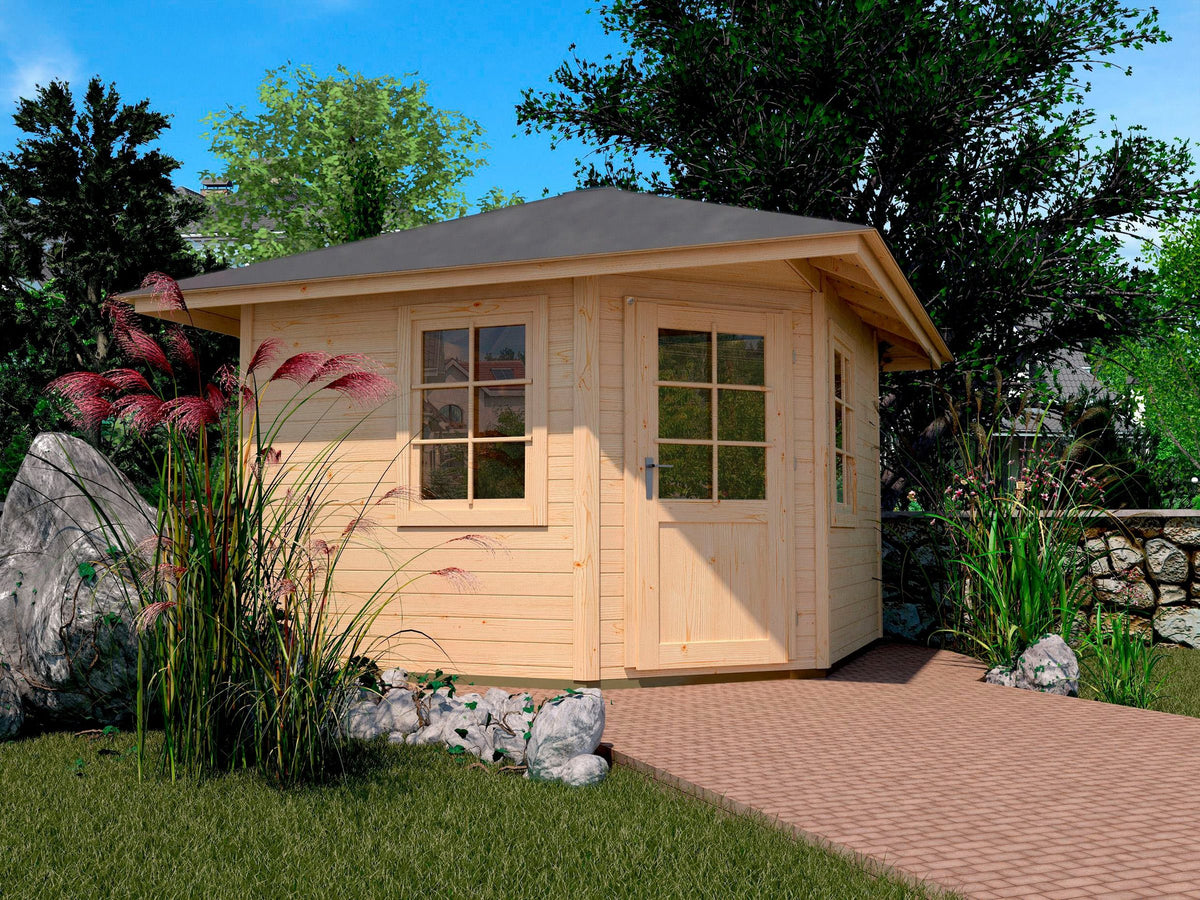 weka Gartenhaus 149 5-Eck Gr.1, 318 x 318 cm, 28 mm
