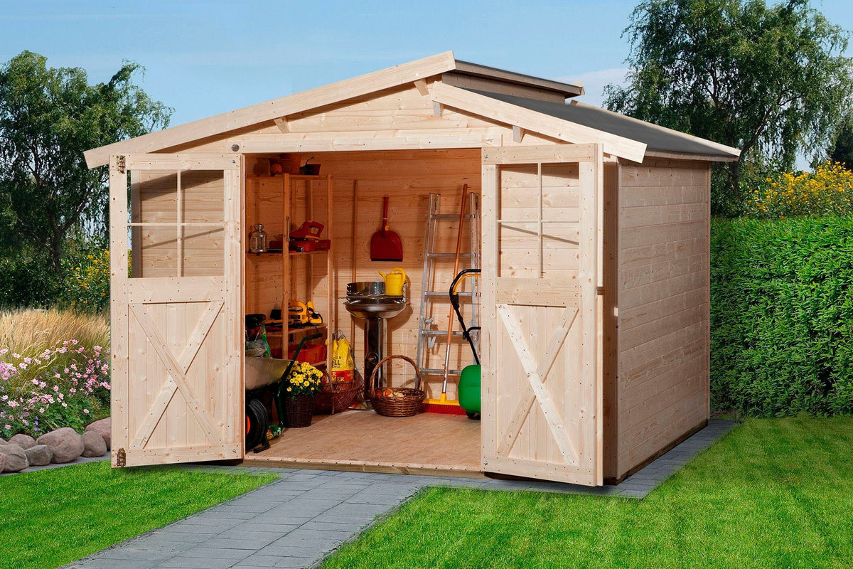 weka Gartenhaus 323 Gr.3, 330 x 217 cm, 19 mm
