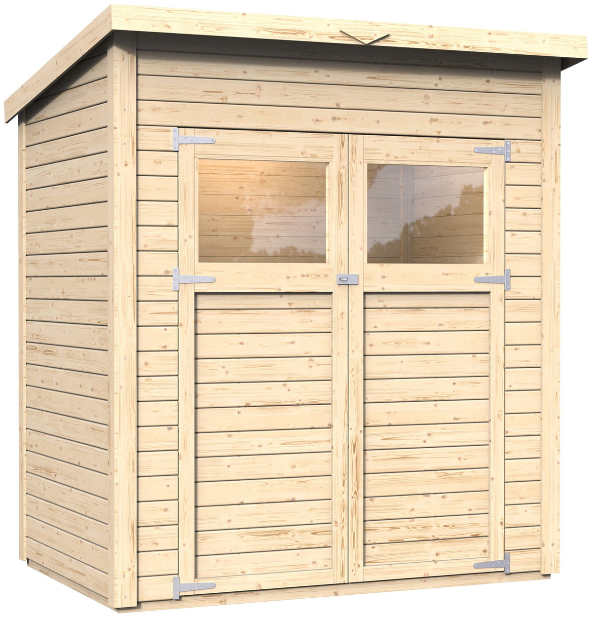 KONIFERA Gartenhaus Amrum 1, 191 x 139 cm, mit Fußboden – Ansicht 2