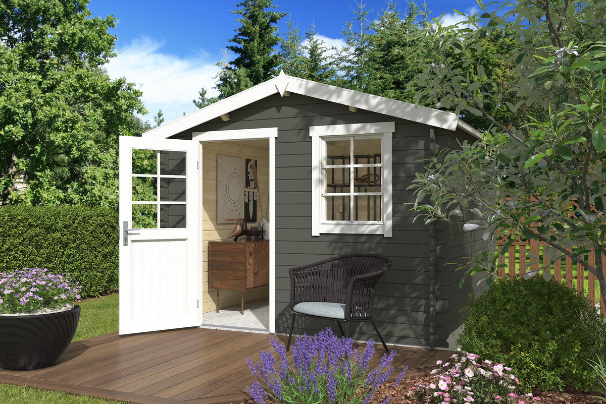 Nordic Holz Gartenhaus Nina 275, 307,2 x 295 cm