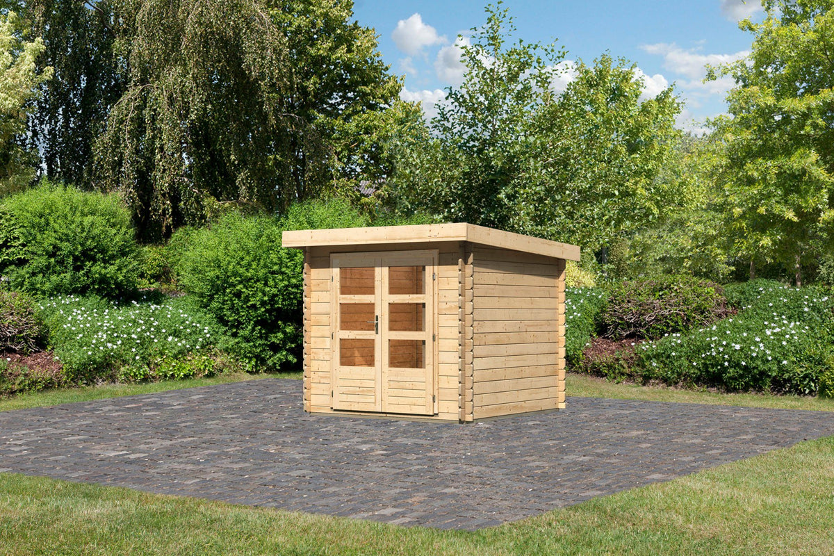 Karibu Gartenhaus Schloßsee 2, 255 x 273 cm, 28 mm