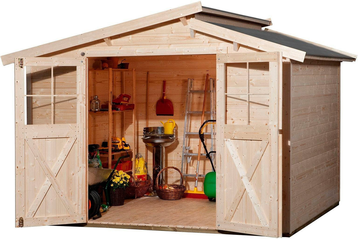 weka Gartenhaus 323 Gr.3, 330 x 217 cm, 19 mm – Ansicht 2
