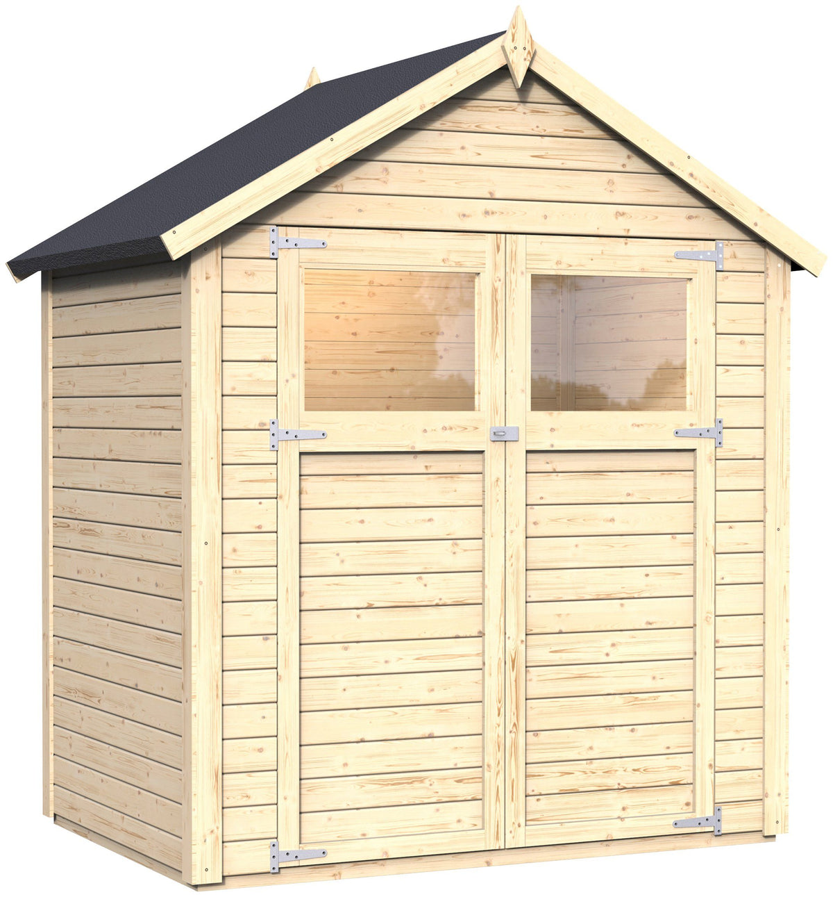 KONIFERA Gartenhaus Sylt 1, 202 x 131 cm, mit Fußboden – Ansicht 2
