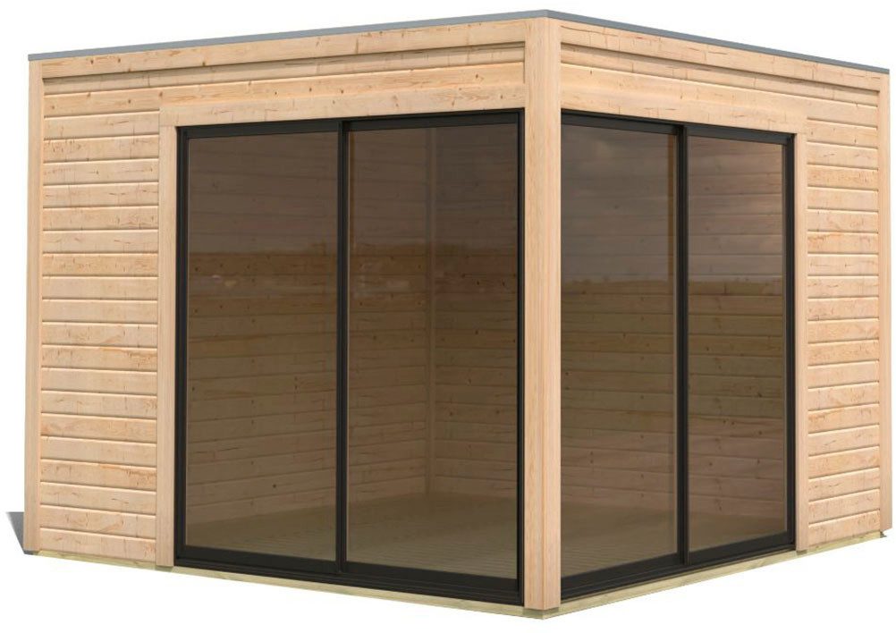 Karibu Gartenhaus Ditsche 3, 308 x 308 cm, mit Fußboden – Ansicht 2