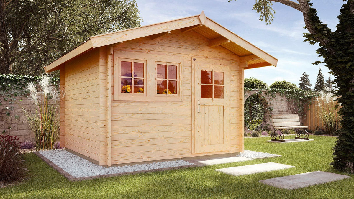 weka Gartenhaus 139 A Gr.1, 380 x 324 cm, 45 mm